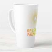 Latte Tasse de conception numérique Espoir et Force Pers (Angle gauche)