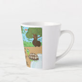 Latte tasse de course de lapin tortue (Droite)