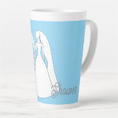 Latte Tasse de douche de mariée (Angle droit)