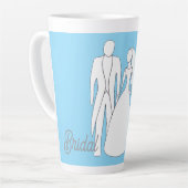 Latte Tasse de douche de mariée (Angle gauche)