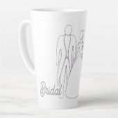 Latte Tasse de douche de mariée (Angle gauche)