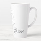 Latte Tasse de douche de mariée (Droite)