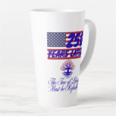 Latte Tasse de l'Arbre de la Liberté (Angle droit)