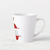 Latte Tasse de l'enseignant de pomme personnalisée (Droite)