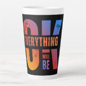 Latte Tasse de Motivation, Des Vibes Positives à Chaque  (Devant)