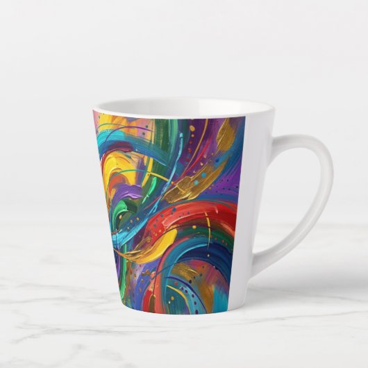 Latte Tasse de style pour chaque gorgée (Droite)