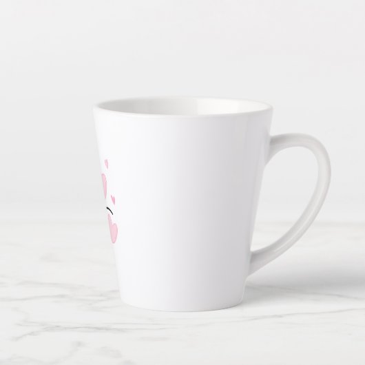 Latte Tasse de typographie AMOUR (Droite)