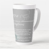 Latte Tasse de zodiaque - scorpio (Angle droit)