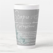 Latte Tasse de zodiaque - scorpio (Devant)
