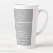 Latte Tasse de zodiaque - scorpio (Droite)