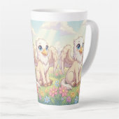 Latte Tasse du Griffon de Prairie Dorée (Angle droit)