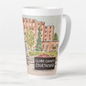 Latte Tasse du palais de justice du comté de Clark (Angle droit)