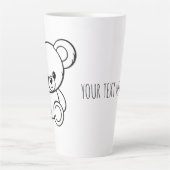 LATTE TASSE ÉDITABLE PERSONNAGE (Devant)