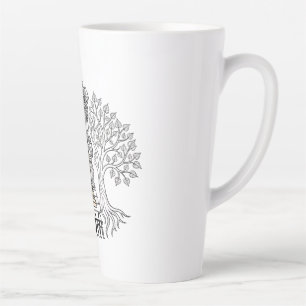 Latte Tasse en céramique de méditation Gautam Buddh Dham