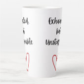 Latte Tasse Épuisée mais Inarrêtable (Devant)
