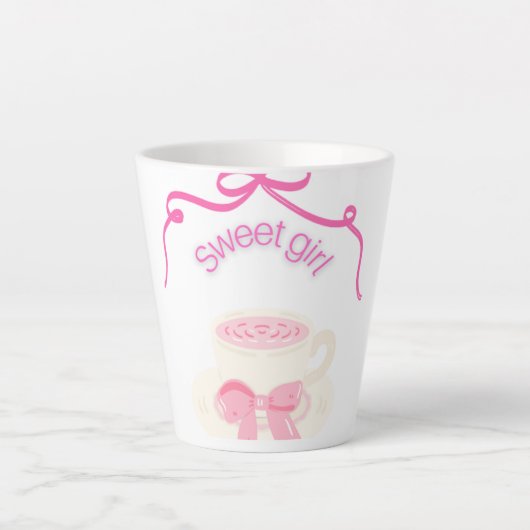 Latte Tasse et gobelet (Devant)