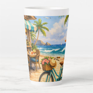 Latte Tasse Été Plage Vibes