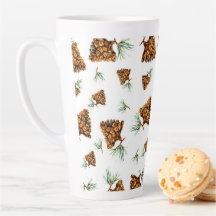 Tasse Forêt de Pins Rustique – Dessin Inspiré de l