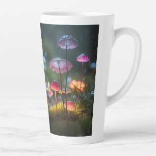 Latte Tasse Forêt Magique de Champignons - Cottagecore L