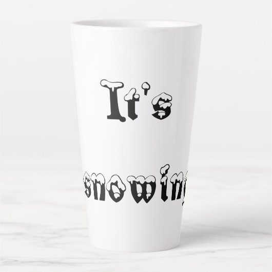 Latte Tasse il neige (Devant)