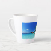Latte Tasse imprimée bord de mer (Angle gauche)
