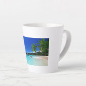 Latte Tasse imprimée bord de mer (Angle droit)
