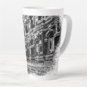 Latte Tasse latte, (Angle droit)