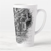 Latte Tasse latte, (Droite)