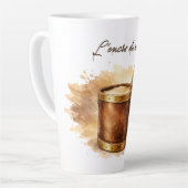 Latte Tasse l'encre du matin (Angle gauche)