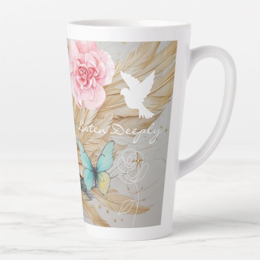 Latte Tasse Listen Deeply-Latte (Droite)
