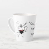 Latte Tasse Matinée Positive (Angle gauche)