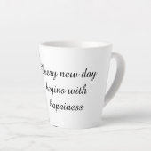 Latte Tasse Matinée Positive (Angle droit)