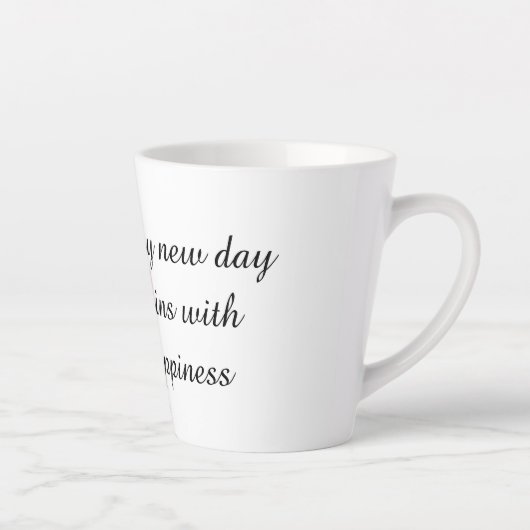 Latte Tasse Matinée Positive (Droite)