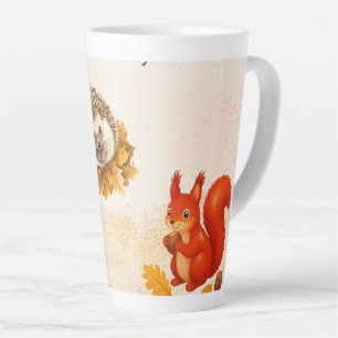Latte Tasse mignonne pour l'automne.
