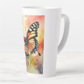Latte Tasse Papillon Unique Colorée (Angle droit)