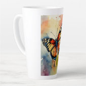 Latte Tasse Papillon Unique Colorée (Angle gauche)