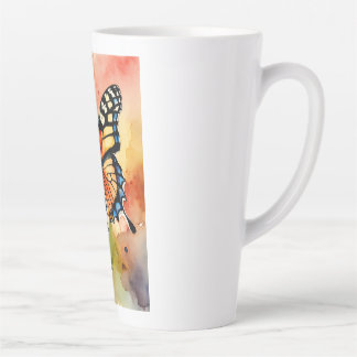 Latte Tasse Papillon Unique Colorée
