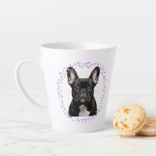 Latte Tasse personnalisée bouledogue français lavande