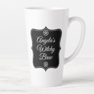 Latte Tasse personnalisée Brew sorcière | Café de sorciè