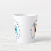 Latte Tasse personnalisée Chihuahua bleu personnalisée a (Devant)
