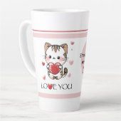 Latte Tasse pour amoureux (Angle gauche)