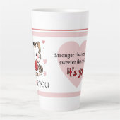 Latte Tasse pour amoureux (Devant)