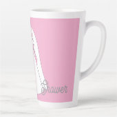 Latte Tasse pour douche de mariée (Droite)
