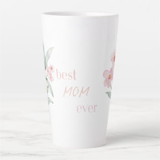 Latte Tasse rose Meilleure maman ever - Latte, Cadeau de
