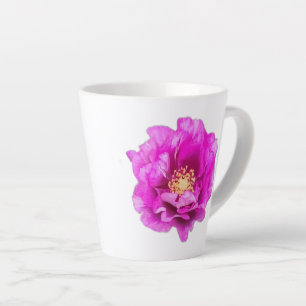 Latte Tasse Rose Violette