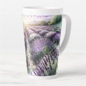 Latte Tasse Sérénité Fleur de Lavande (Angle droit)