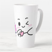 Latte Tasse « Sip, smile, repeat » (Angle droit)