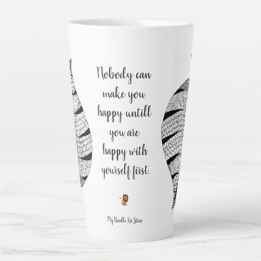 Latte Tasse spéciale à café (Devant)