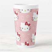Latte une tasse qui express un chaton mignon (Devant)
