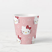 Latte une tasse qui express un chaton mignon (Devant)